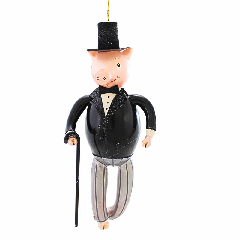 De Carlini Italian Ornaments Rupert & Ruby Oinkley - - SBKGifts.com