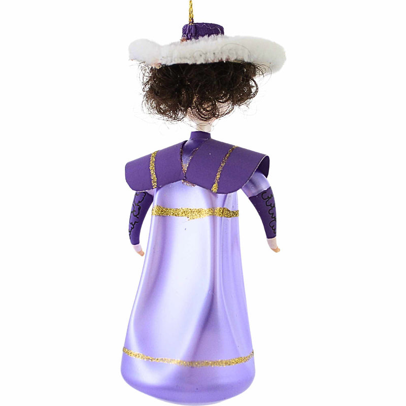 De Carlini Italian Ornaments Lady Lavender - - SBKGifts.com