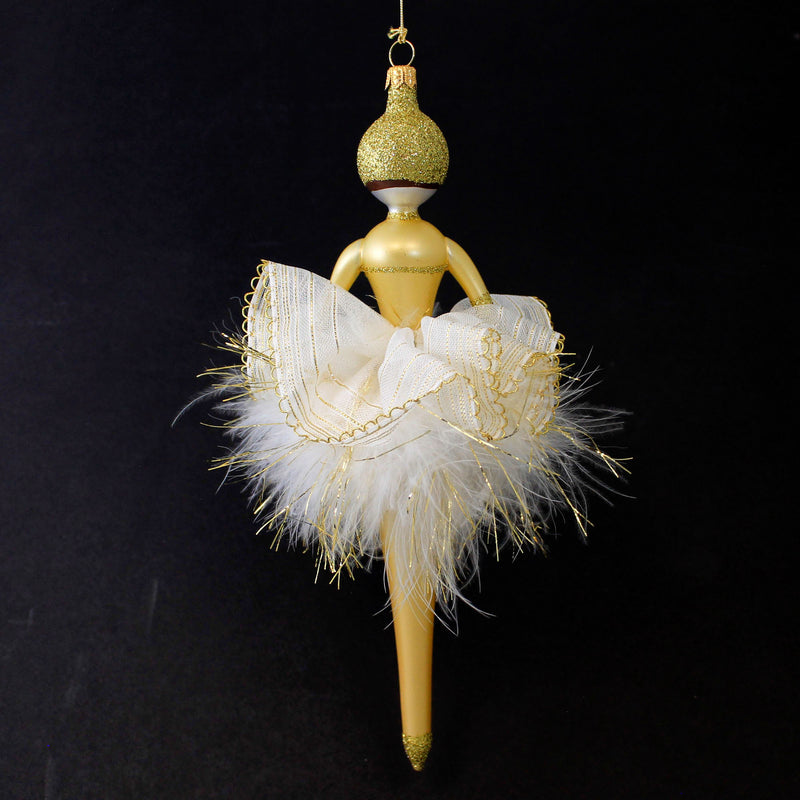 De Carlini Italian Ornaments Honey Gold Rush - - SBKGifts.com