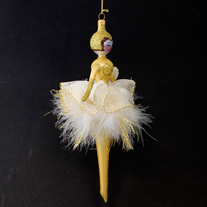 De Carlini Italian Ornaments Honey Gold Rush - - SBKGifts.com