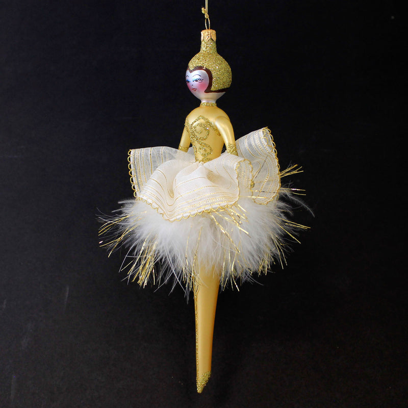 De Carlini Italian Ornaments Honey Gold Rush - - SBKGifts.com