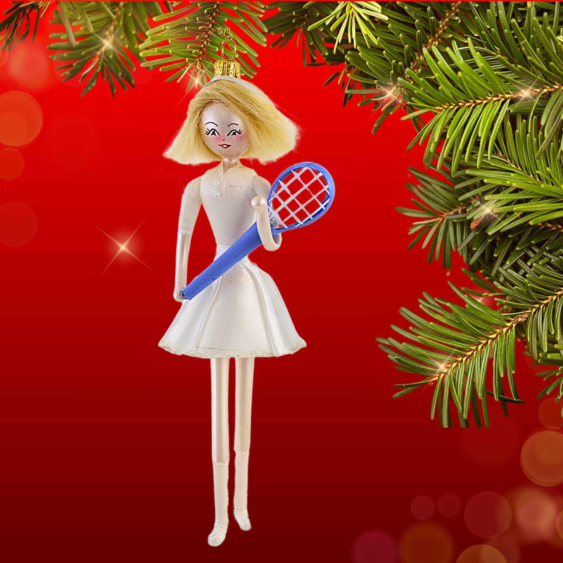 De Carlini Italian Ornaments Match Point Margot - - SBKGifts.com