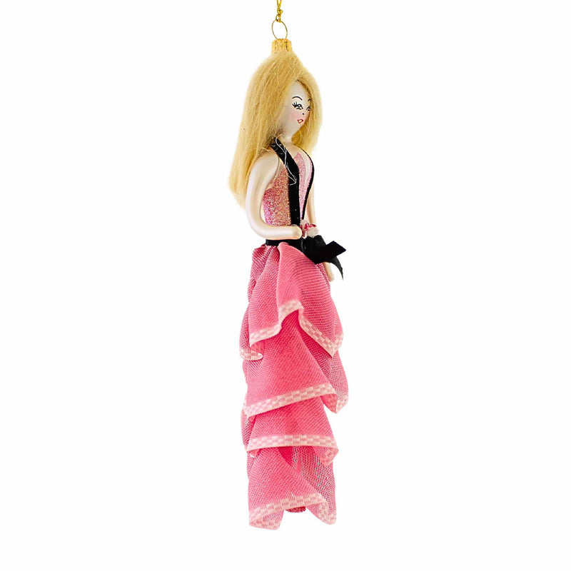 De Carlini Italian Ornaments Tickled Pink Princess - - SBKGifts.com