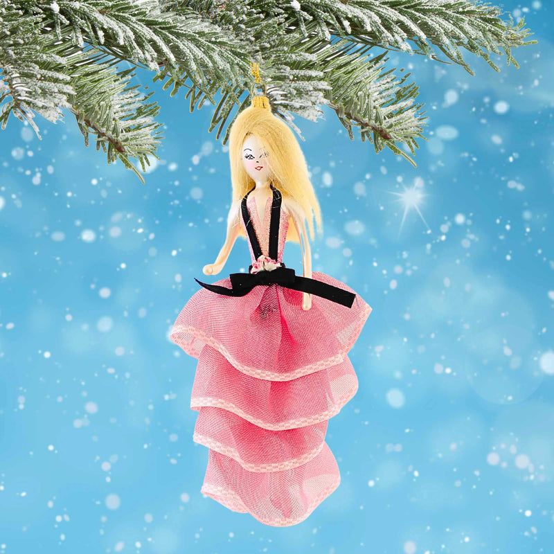 De Carlini Italian Ornaments Tickled Pink Princess - - SBKGifts.com
