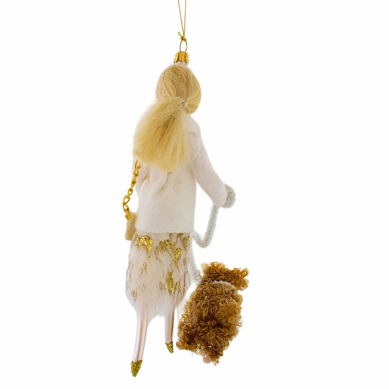 De Carlini Italian Ornaments Afternoon Stroll With Halston - - SBKGifts.com