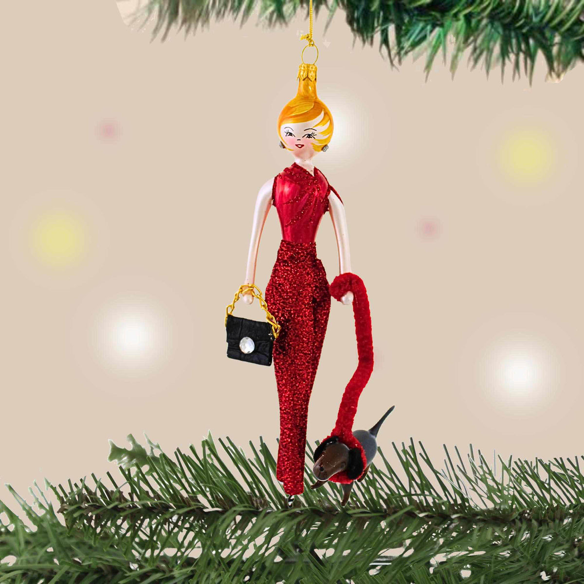 De Carlini Italian Ornaments Harriet & Miniature Majesty - - SBKGifts.com