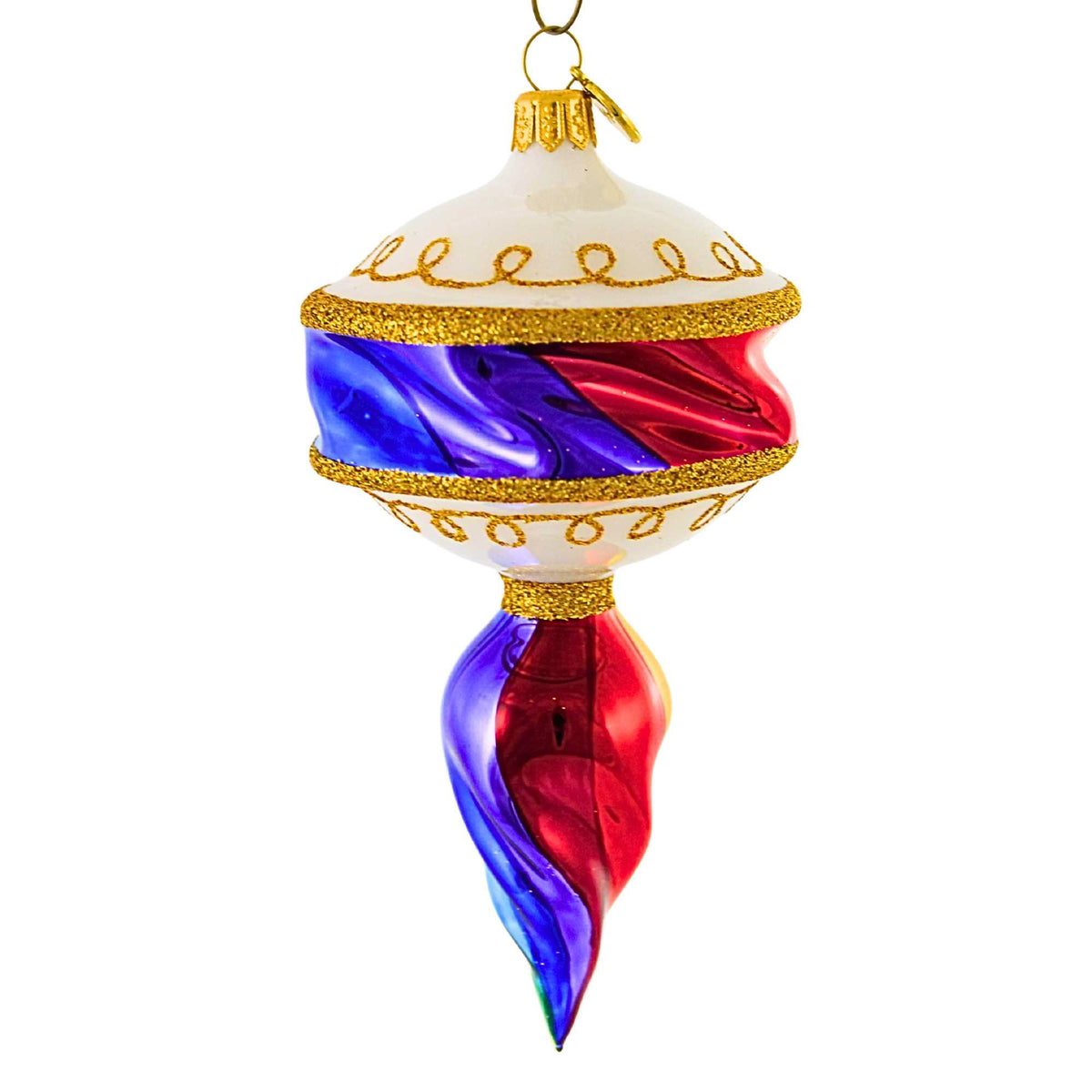 Blubom White Top Rainbow Swirl Drop - - SBKGifts.com