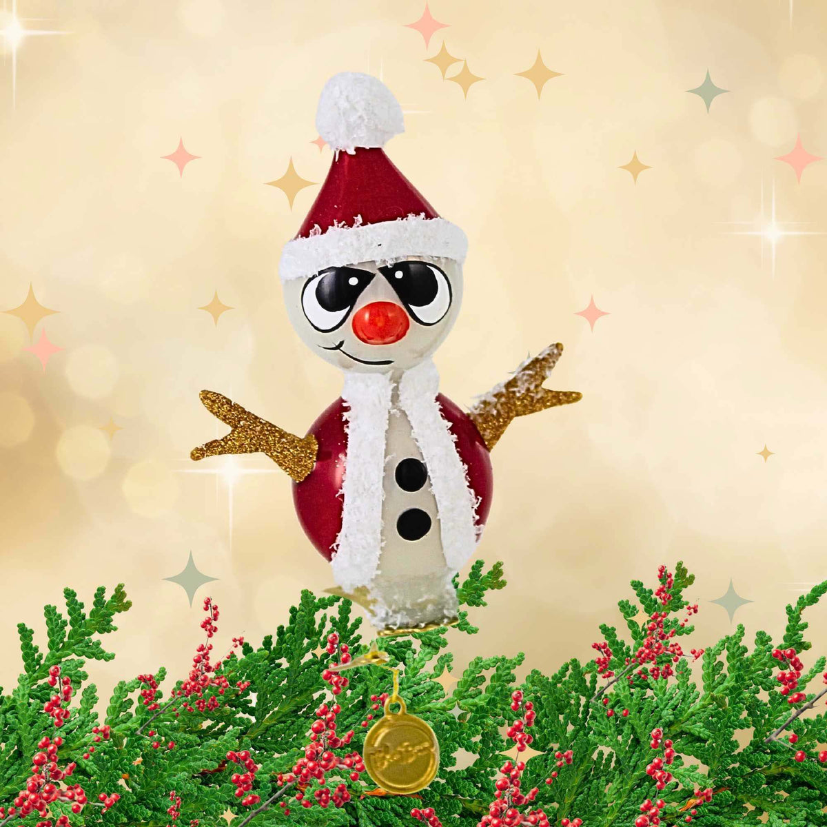 Blubom Snowy The Santa Snowman - - SBKGifts.com
