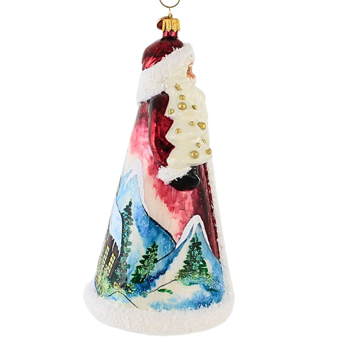 Blubom Santa With Church Scene - - SBKGifts.com