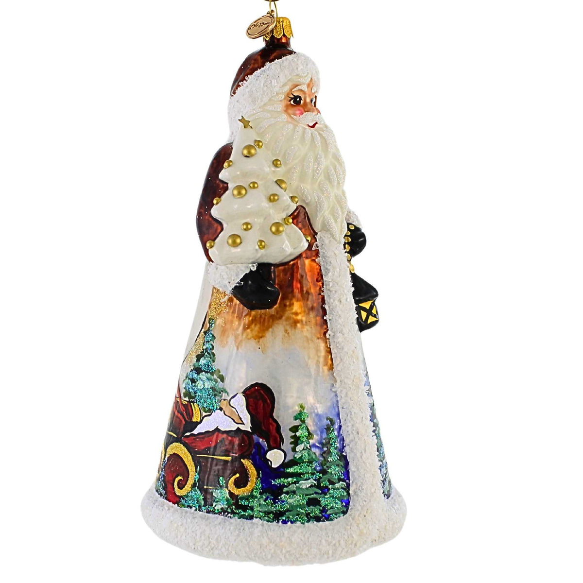Blubom Santa Claus With Christmas Eve Night Scene - - SBKGifts.com