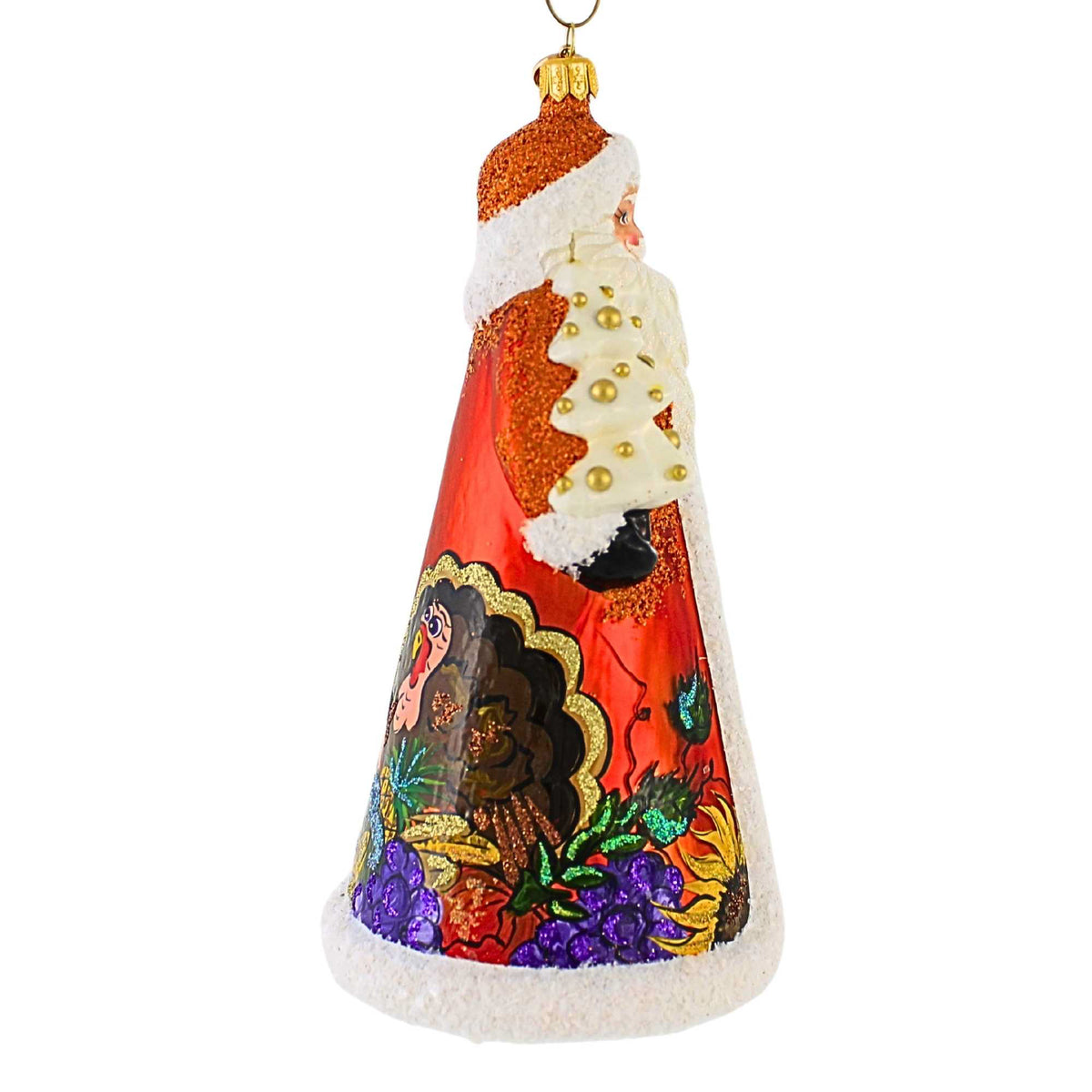 Blubom Santa Claus With Harvest Cornucopia Coat - - SBKGifts.com