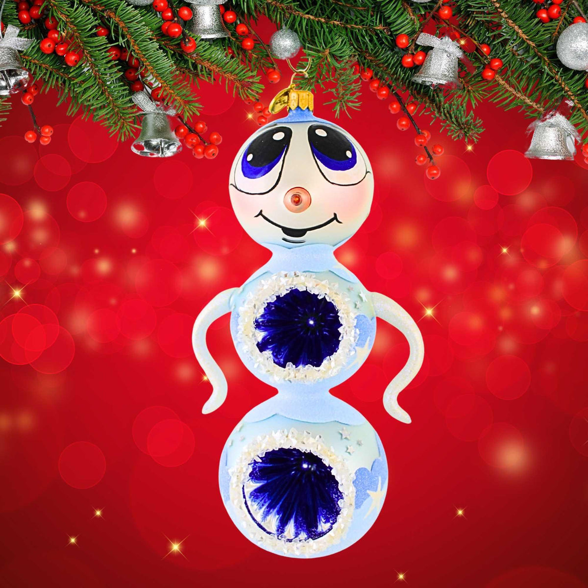 Blubom Double Reflector Snowman - - SBKGifts.com