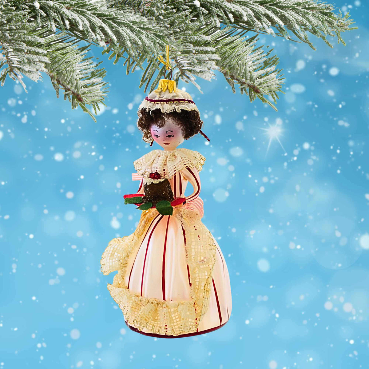 De Carlini Italian Ornaments Lulu Sugarbaker - - SBKGifts.com