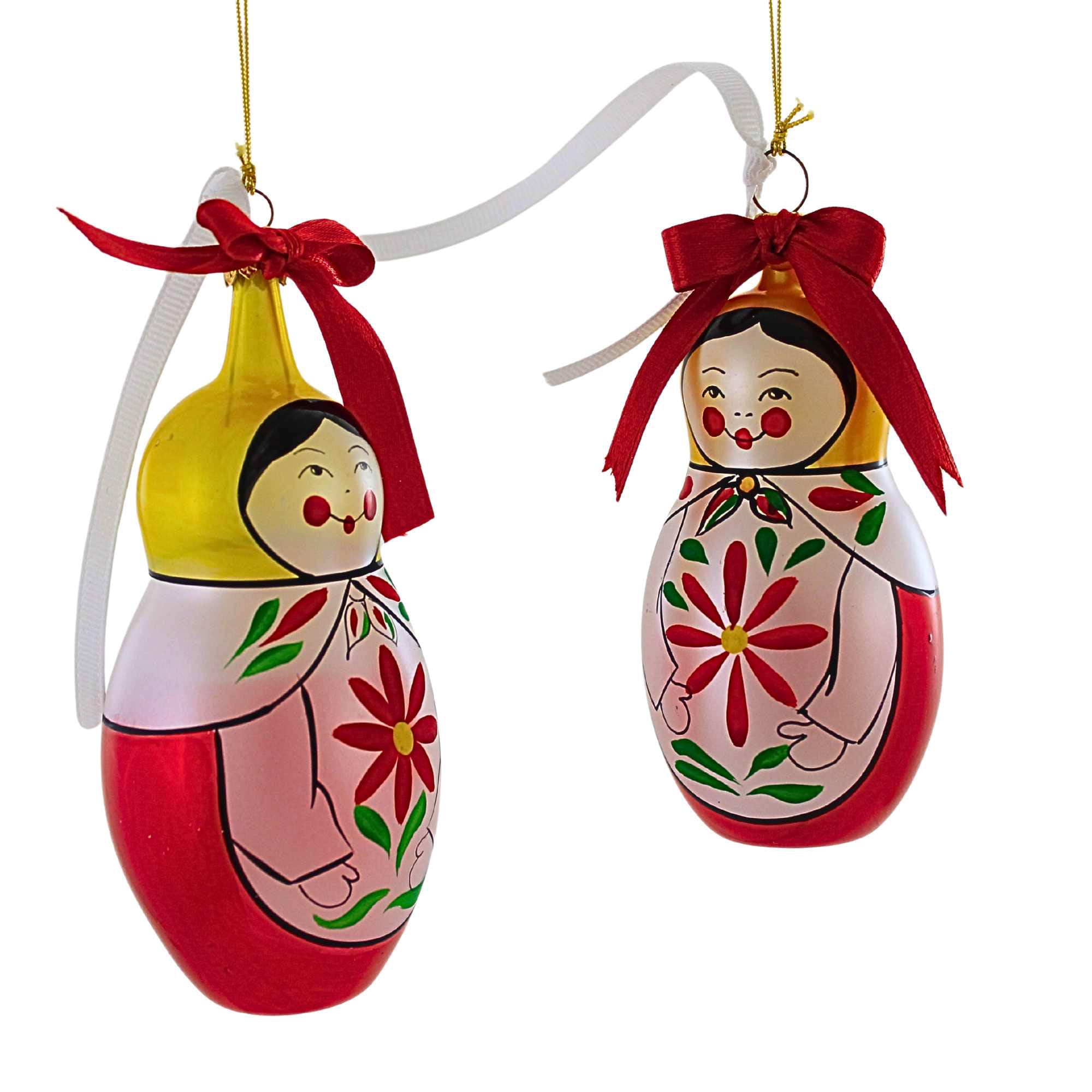 De Carlini Italian Ornaments 5.50In Russian Matryoshka Nesting