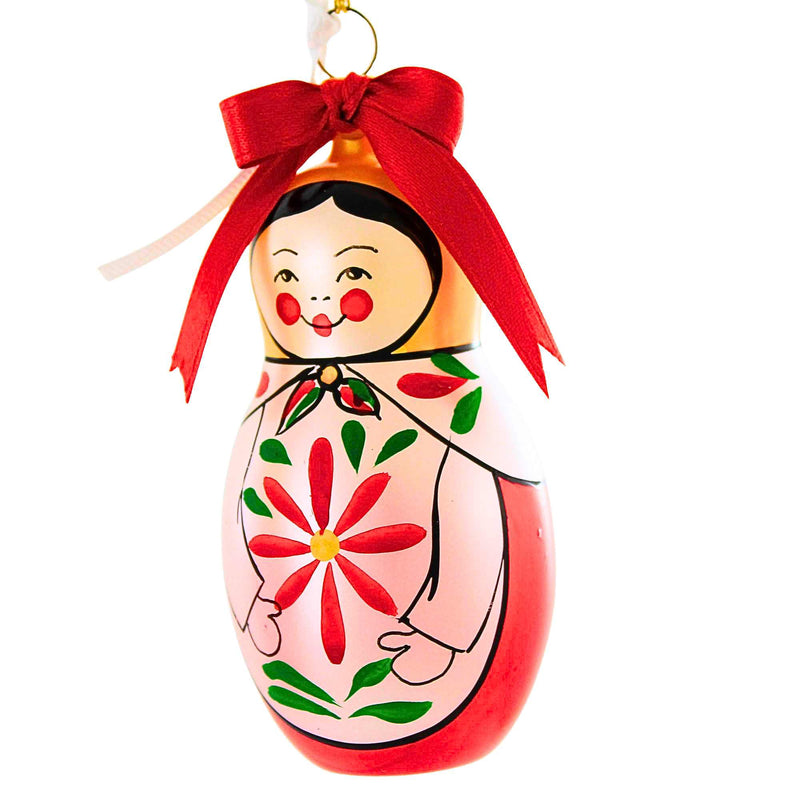 De Carlini Italian Ornaments Russian Matryoshka Nesting Doll Set - - SBKGifts.com