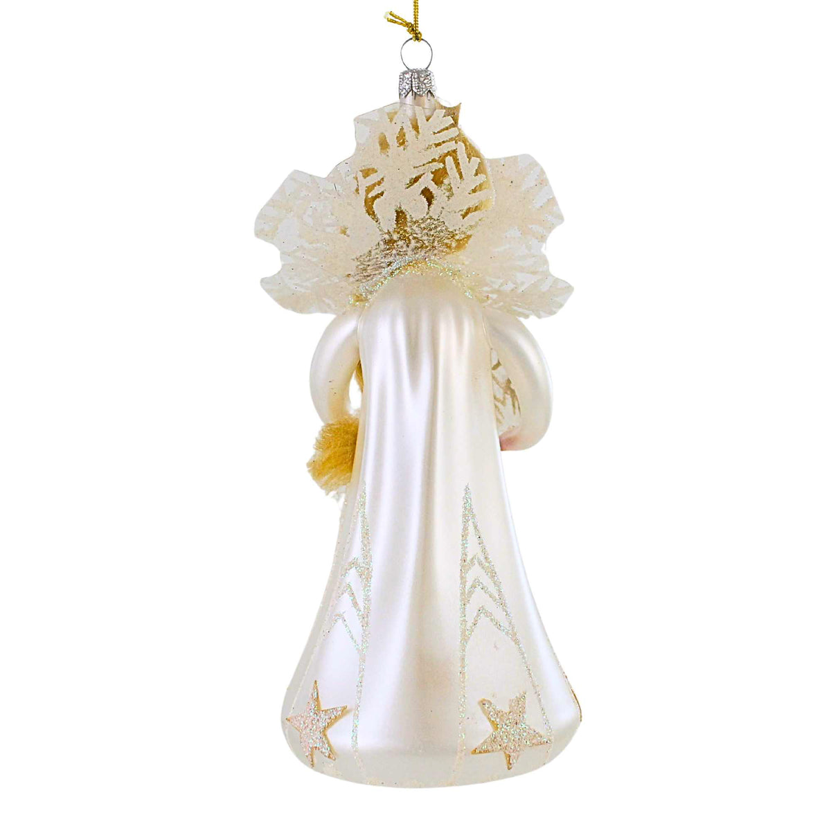 De Carlini Italian Ornaments Helena Frostflake - - SBKGifts.com