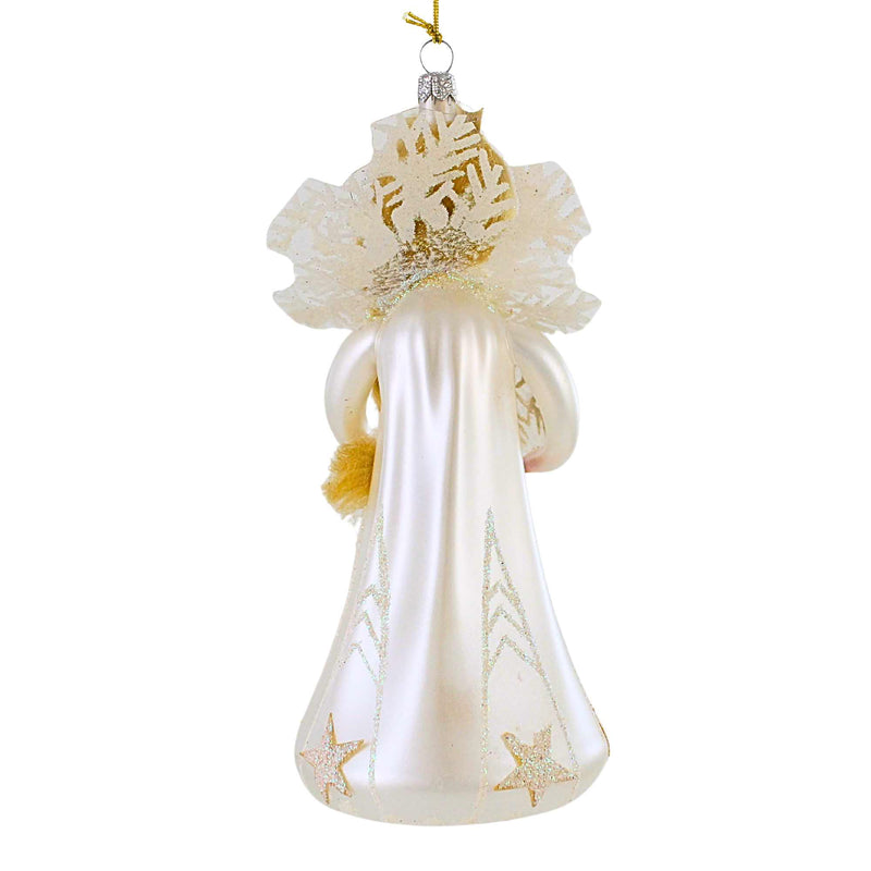 De Carlini Italian Ornaments Helena Frostflake - - SBKGifts.com