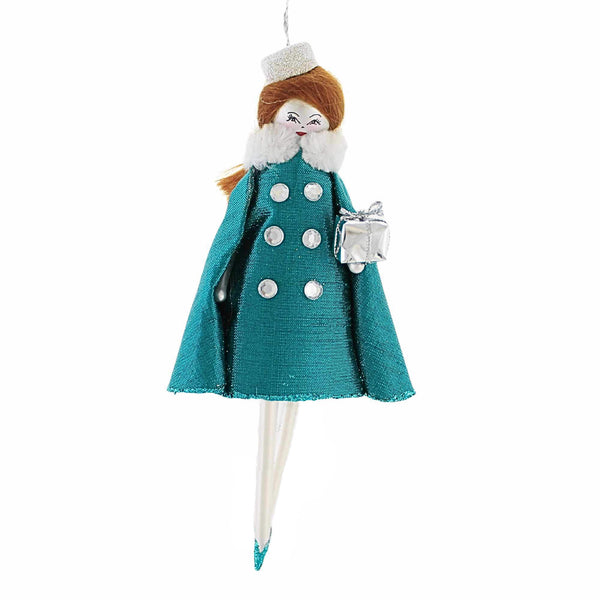 De Carlini Italian Ornaments 7.00In Wrapped In Christmas Cheer