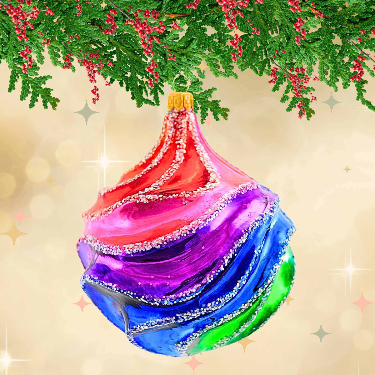 Metzler Bros. Wavy Rainbow - - SBKGifts.com
