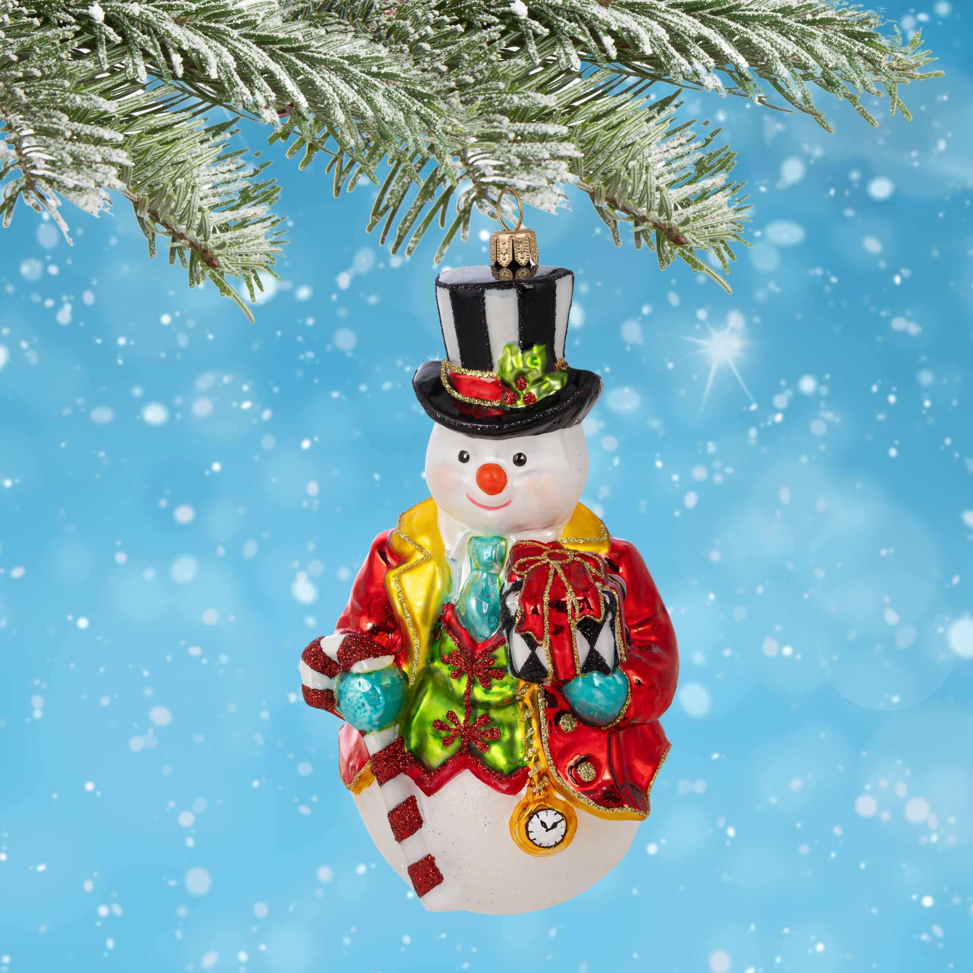 Miss Christmas 6.00In Splendid Snowman, Glass, Christmas Holiday