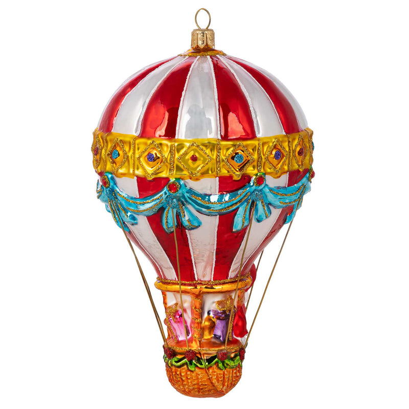Miss Christmas Santa On A Hot Air Balloon - - SBKGifts.com