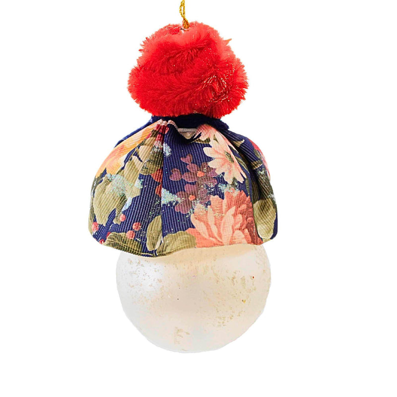 De Carlini Italian Ornaments Floral Frost - - SBKGifts.com