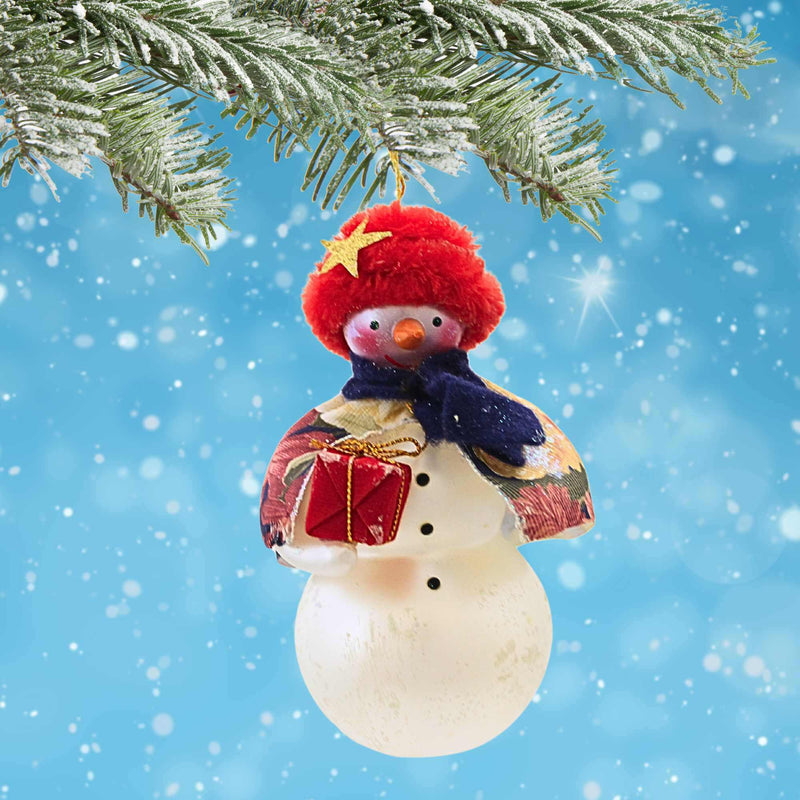 De Carlini Italian Ornaments Floral Frost - - SBKGifts.com
