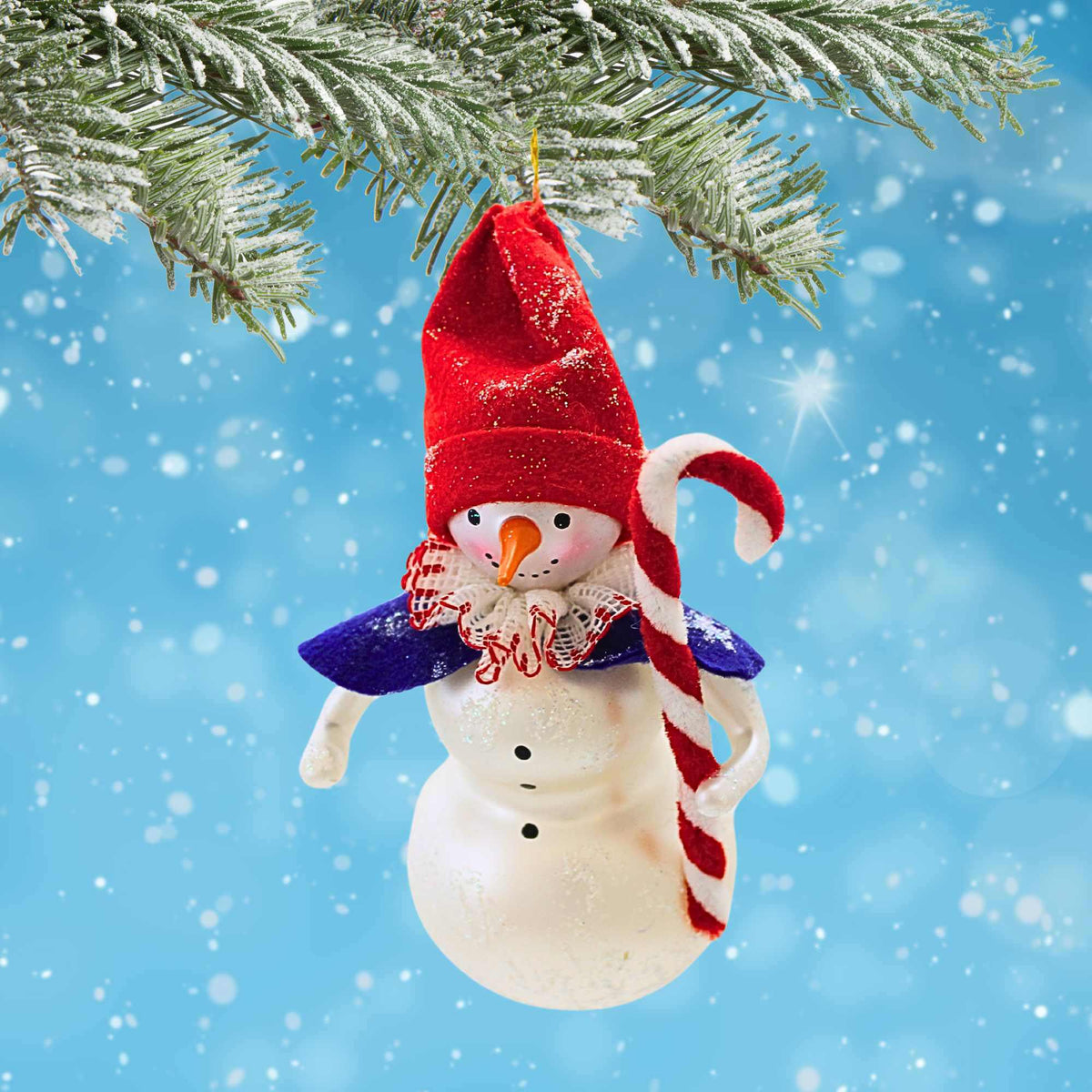 De Carlini Italian Ornaments Candice Cane - - SBKGifts.com
