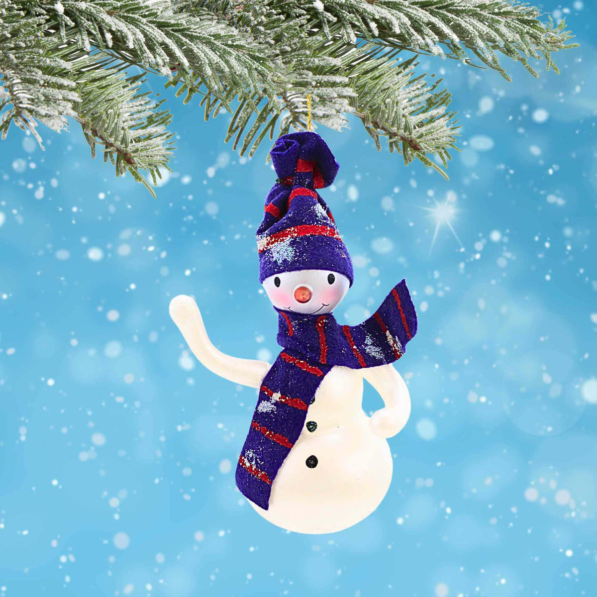 De Carlini Italian Ornaments Mr. Friendly Flakes - - SBKGifts.com