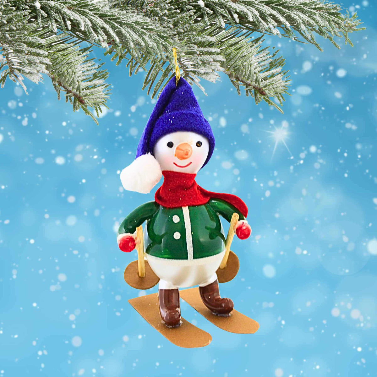 De Carlini Italian Ornaments Scooter Ski - - SBKGifts.com