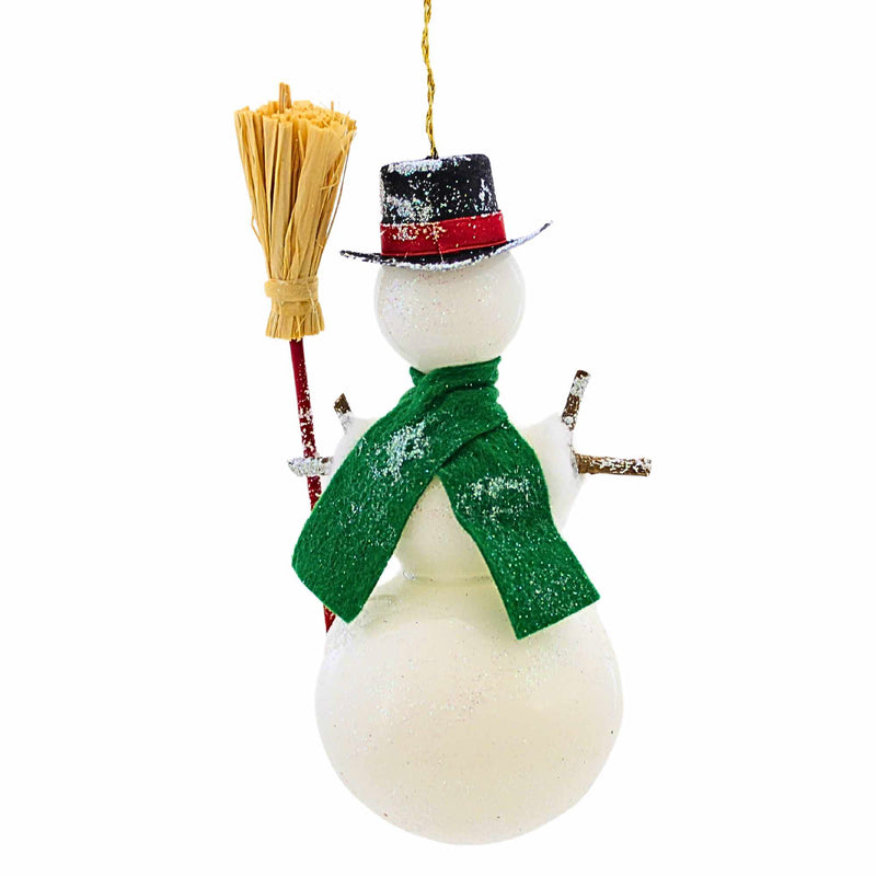 De Carlini Italian Ornaments Classic Frosty - - SBKGifts.com