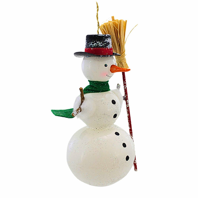 De Carlini Italian Ornaments Classic Frosty - - SBKGifts.com