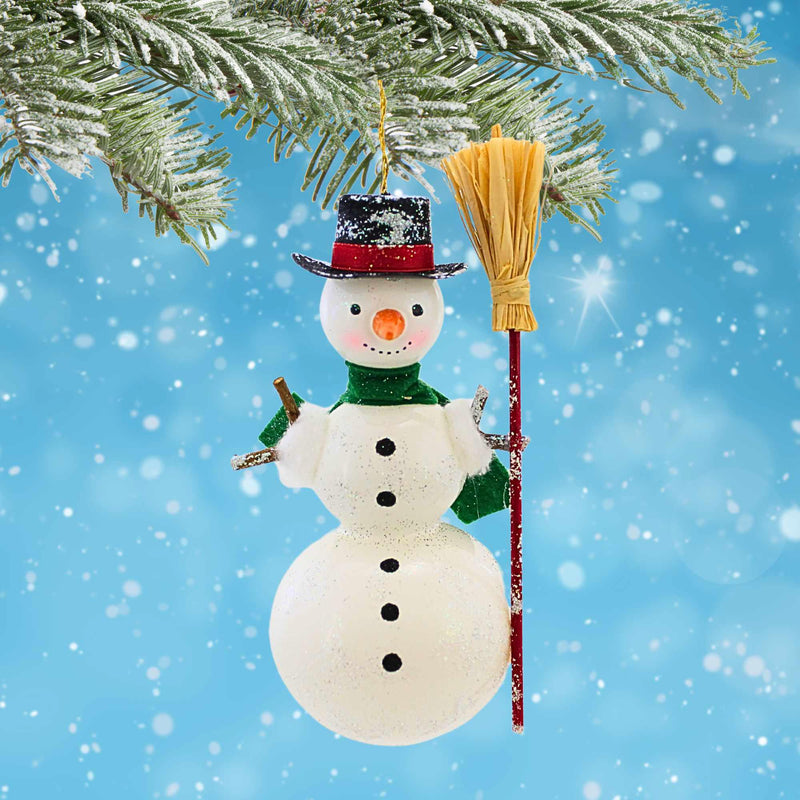 De Carlini Italian Ornaments Classic Frosty - - SBKGifts.com