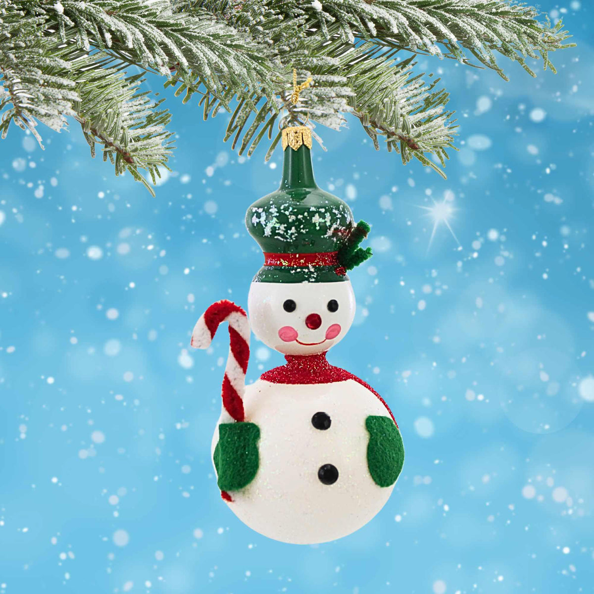 De Carlini Italian Ornaments Ruby Winters - - SBKGifts.com