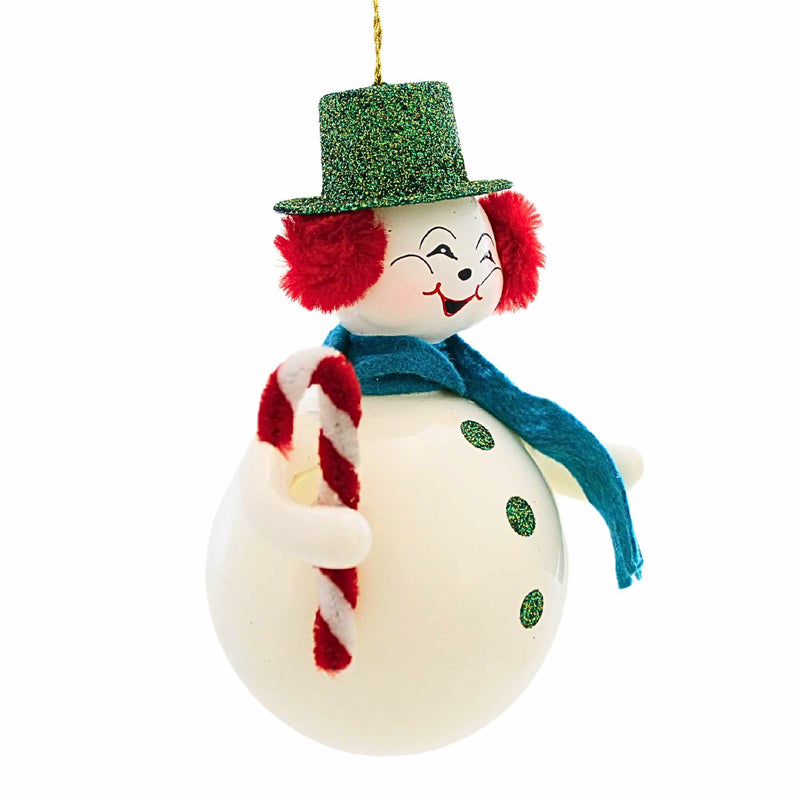 De Carlini Italian Ornaments Twinkle Mcfrosty - - SBKGifts.com