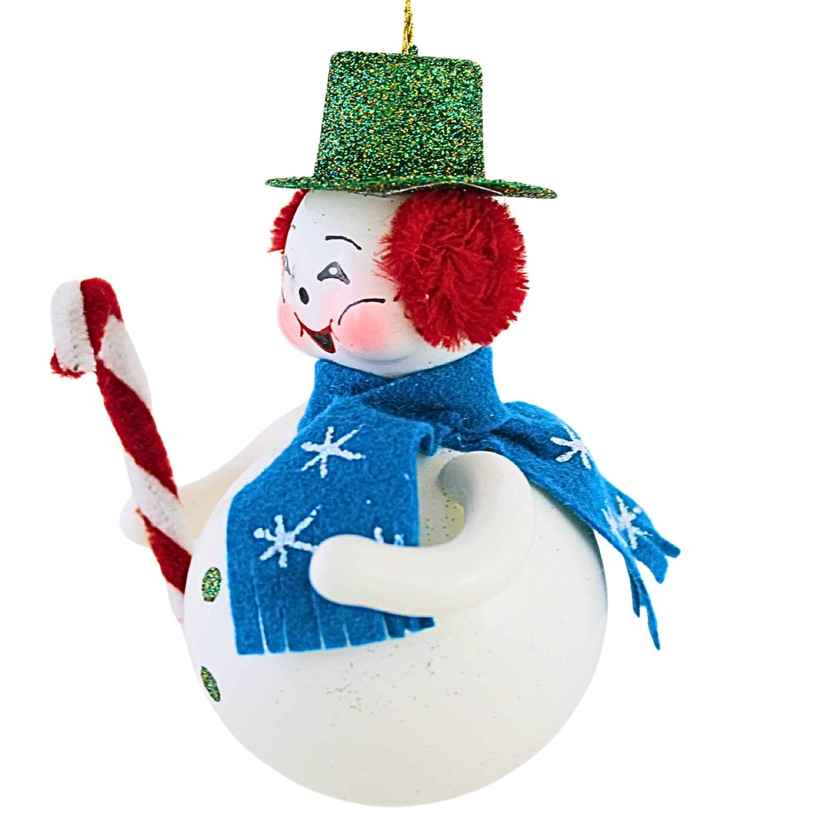 De Carlini Italian Ornaments Twinkle Mcfrosty - - SBKGifts.com