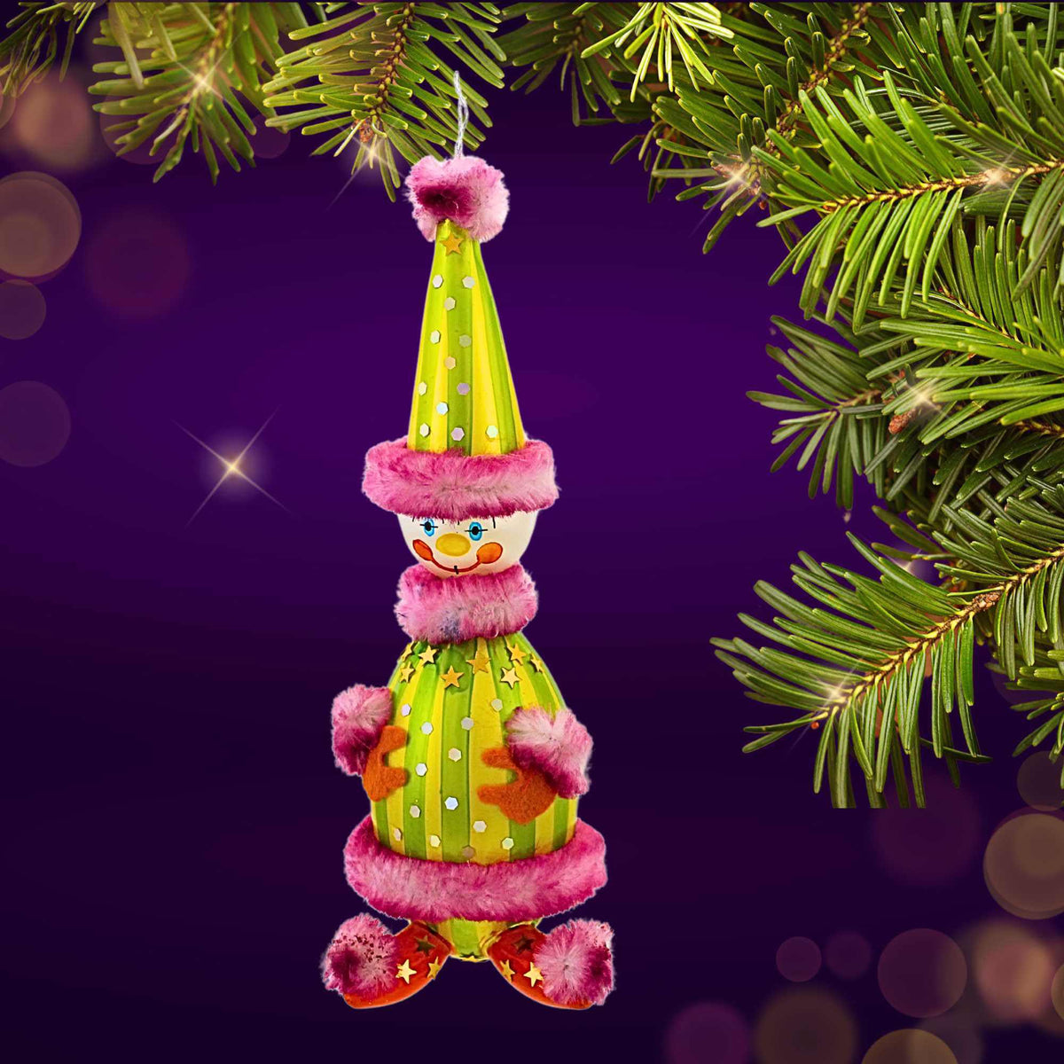 De Carlini Italian Ornaments Pinkypoo - - SBKGifts.com