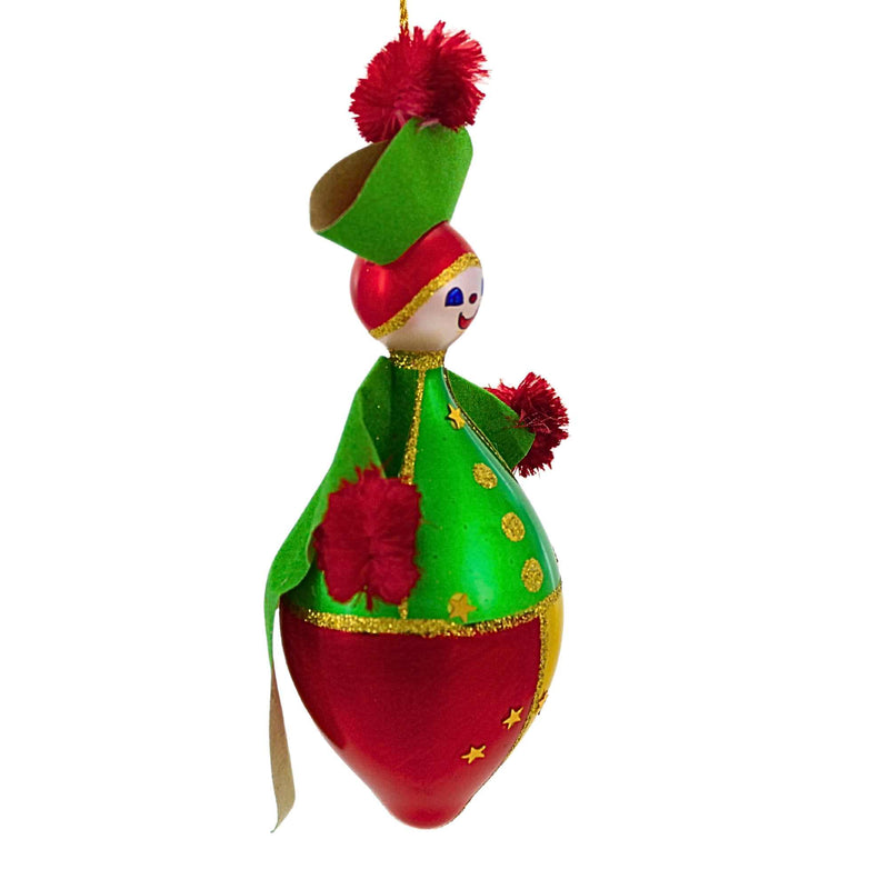 De Carlini Italian Ornaments Clown Captain - - SBKGifts.com