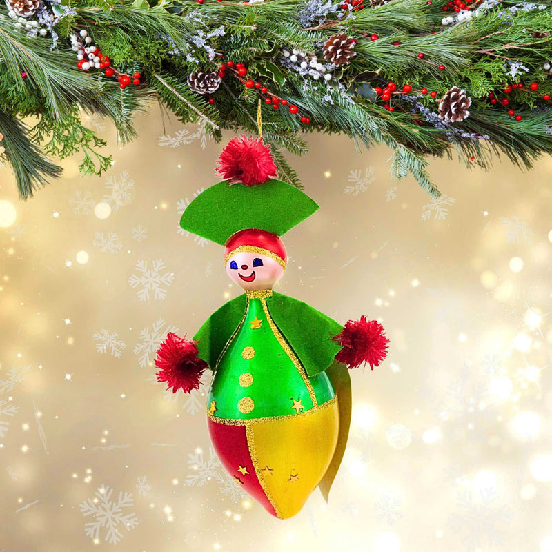 De Carlini Italian Ornaments Clown Captain - - SBKGifts.com