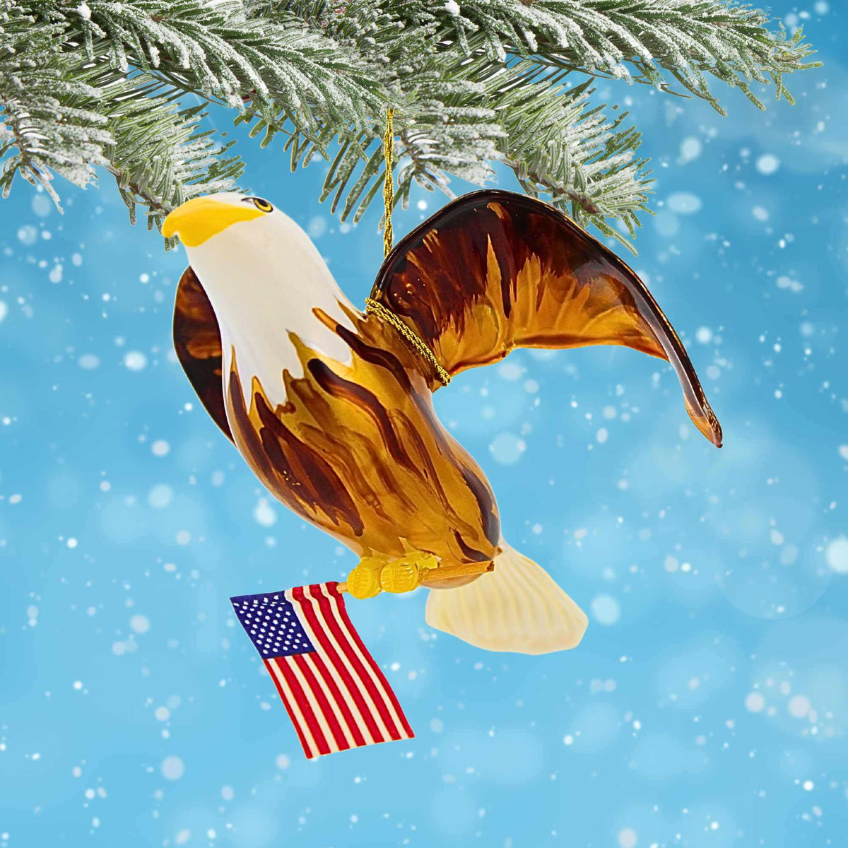 De Carlini Italian Ornaments America The Beautiful - - SBKGifts.com
