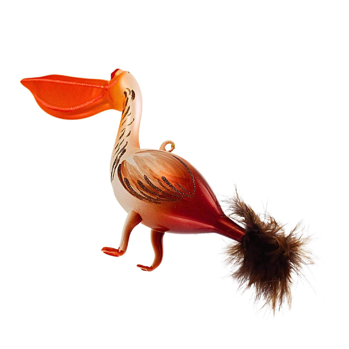 De Carlini Italian Ornaments Pelican Paul - - SBKGifts.com