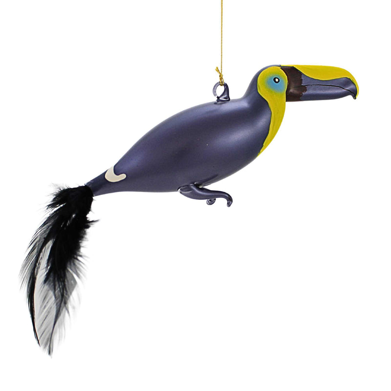 De Carlini Italian Ornaments Jungle Toucan - - SBKGifts.com