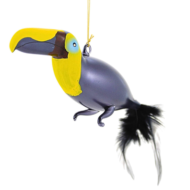 De Carlini Italian Ornaments Jungle Toucan - - SBKGifts.com