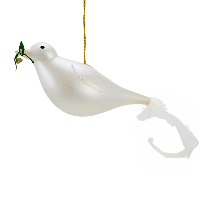 De Carlini Italian Ornaments Peace Dove - - SBKGifts.com