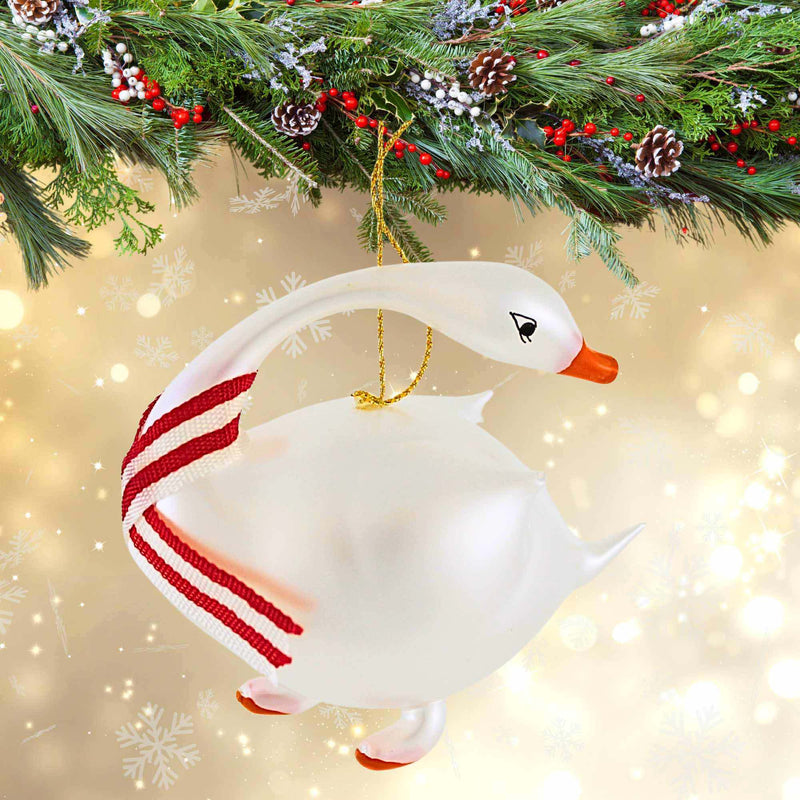 De Carlini Italian Ornaments Yuletide Waddle - - SBKGifts.com