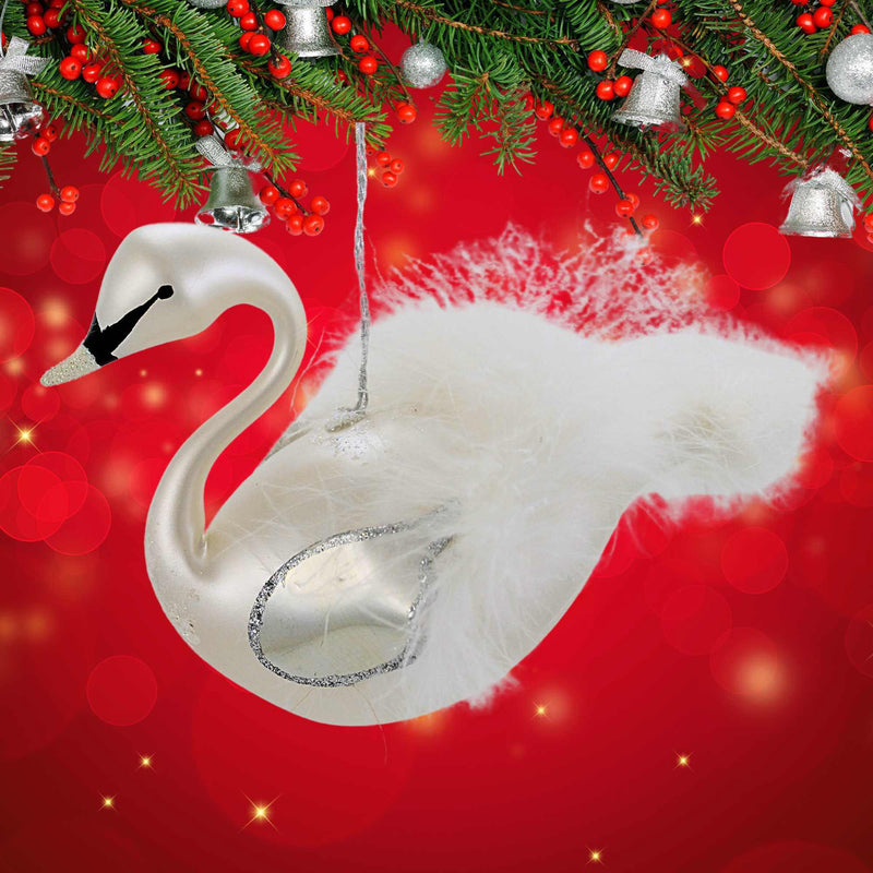 De Carlini Italian Ornaments Radiant Plumage - - SBKGifts.com