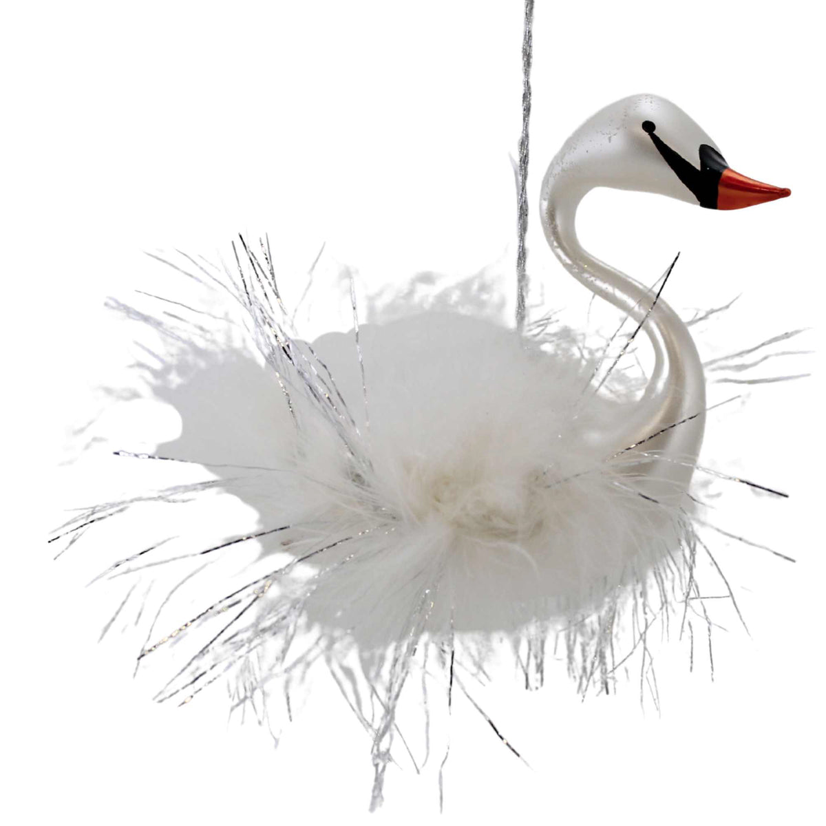 (64665) Silver Tinsel Swan
