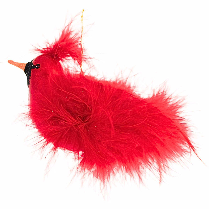 De Carlini Italian Ornaments Deluxe Cardinal - - SBKGifts.com
