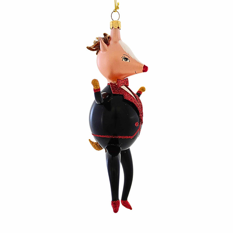 De Carlini Italian Ornaments Valentino Stag - - SBKGifts.com