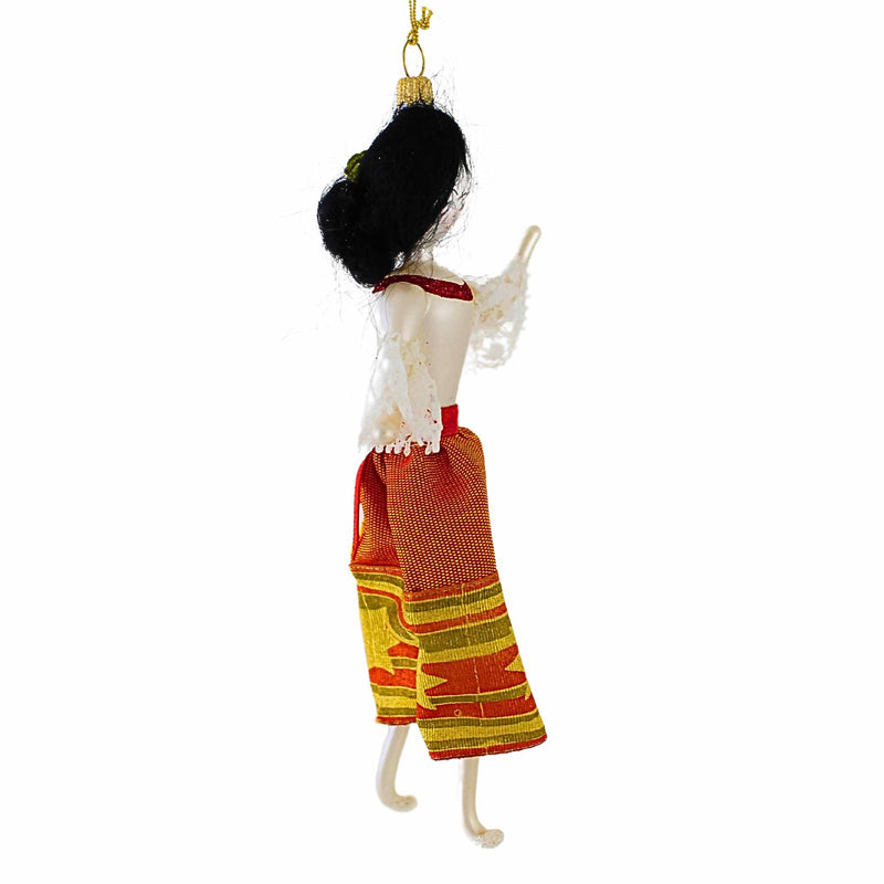 De Carlini Italian Ornaments Rosa Latina - - SBKGifts.com
